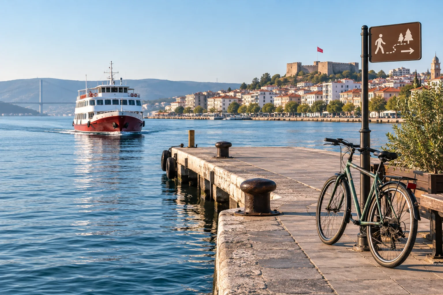 Çanakkale without a car: walking, ferries and short connections